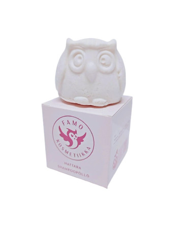 Famo shampoopala hattara 80g tuoksuton rasvoittuvalle vegaaninen 