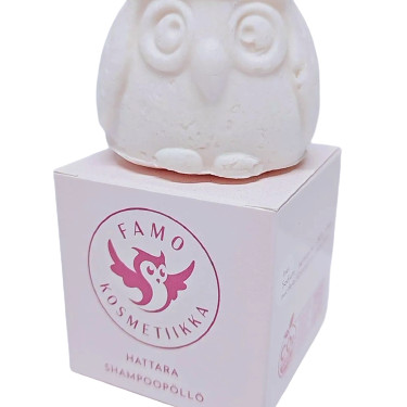 Famo shampoopala hattara 80g tuoksuton rasvoittuvalle vegaaninen 