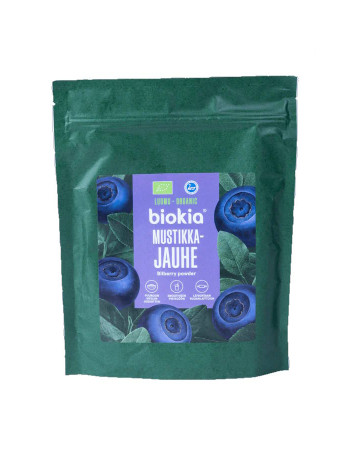 Biokia mustikkajauhe 150g luomu