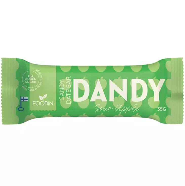 Dandy Taatelipatukka Sour Apple 35 g Dandy Kesän hyvinvointilöytö -10%