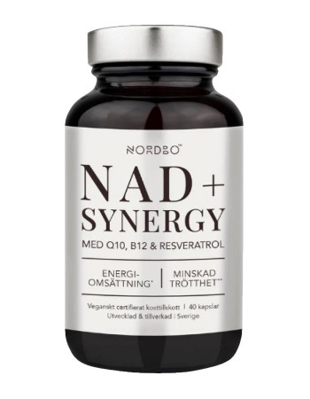 Nordbo NAD+ Synergy 40 kaps.