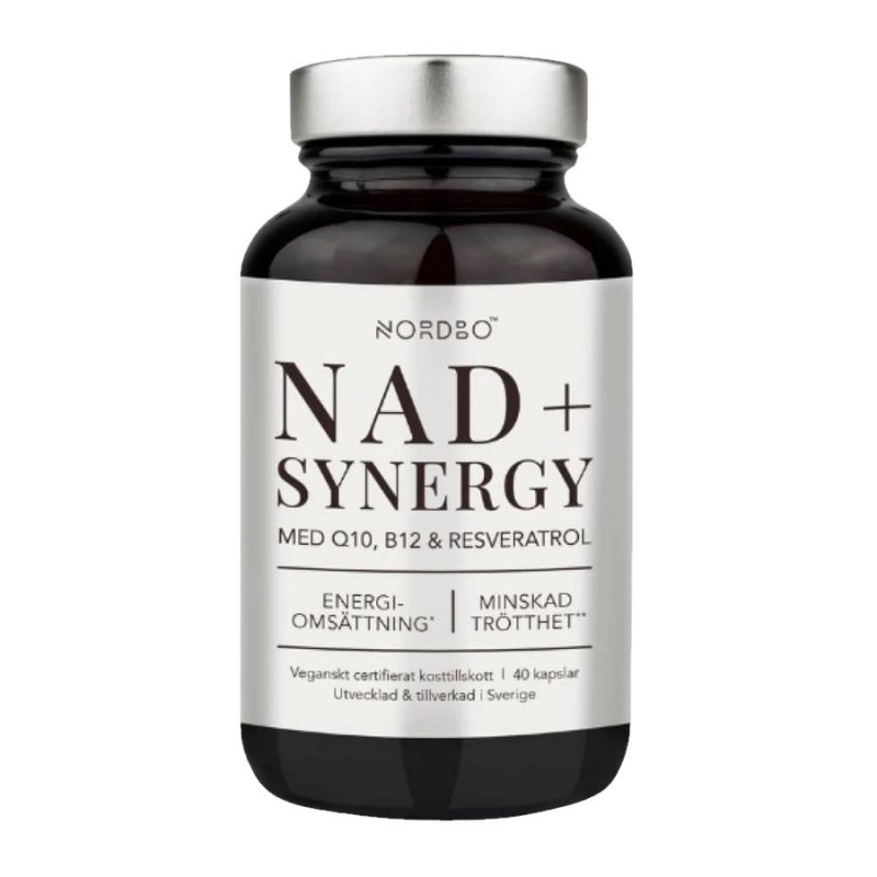 Nordbo NAD+ Synergy 40 kaps.