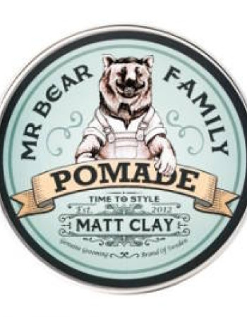 Mr Bear Family Hiusvaha Pomada Matt Clay 100g