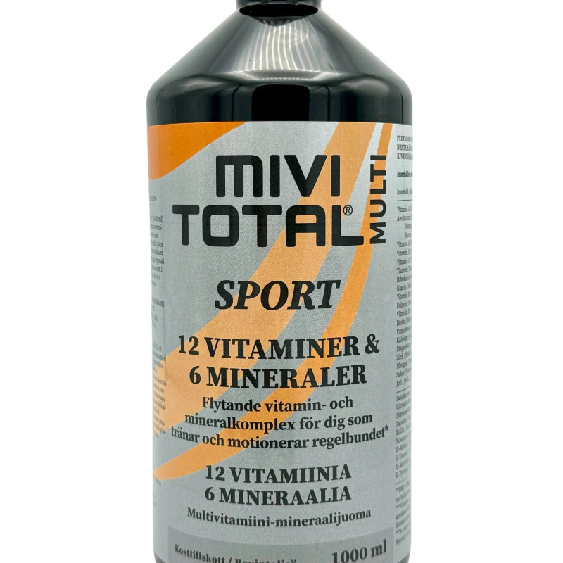 Mivitotal sport multivitamiini-mineraalijuoma 1000ml