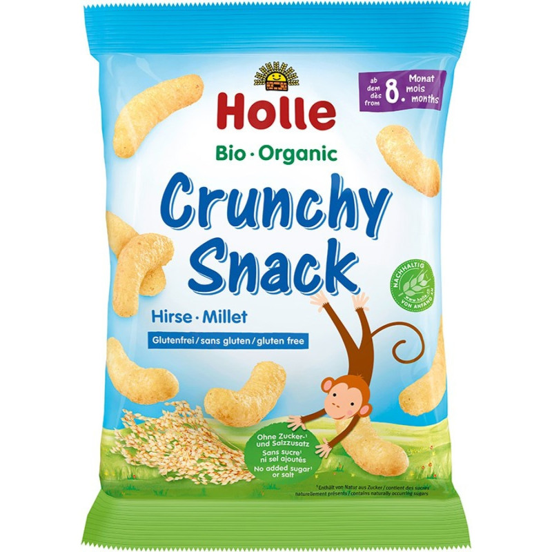Holle lasten hirssinaksu 25g gluteeniton luomu 8kk eteenpäin