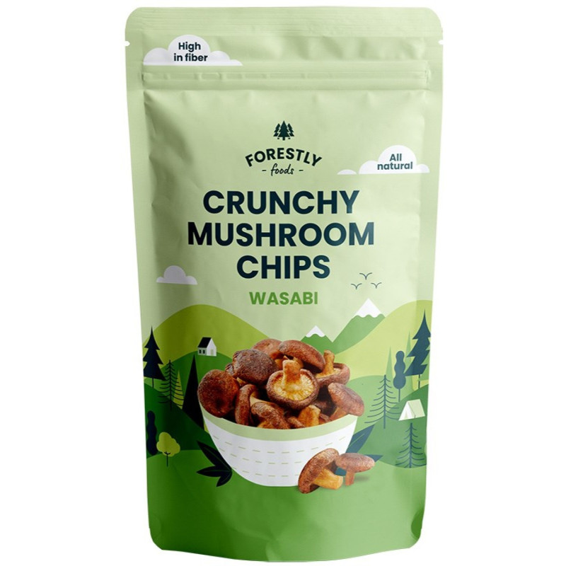 Forestly foods sienisipsit wasabi 50g