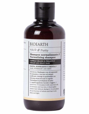 Bioearth HAIR 2.0. Normalizing Shampoo rasvoittuville hiuksille