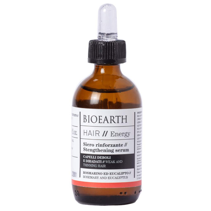 Bioearth HAIR 2.0 Strengthening serum Vahvistava seerumi hiuspohjalle Rosmariini & Eucalyptus 50ml