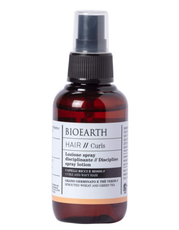 Bioearth HAIR 2.0 Discipline Spray Lotion Muotoilusuihke kiharille hiuksille 100ml