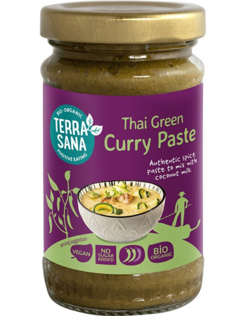 Vihreä currytahna 120g TerraSana