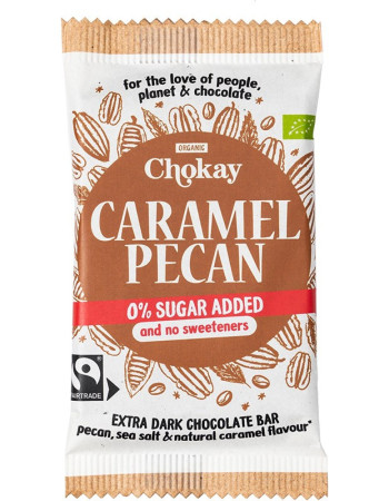 Chokay Tumma suklaa, karamelli & pekaani 70g
