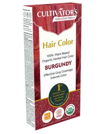 Cultivator's Hair Color Kasviväri Burgundy Slim Pack 100g