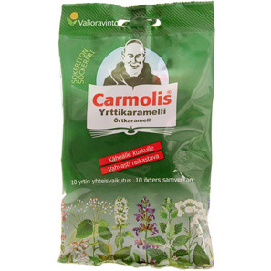 Carmolis Yrttikaramelli sokeriton 75g