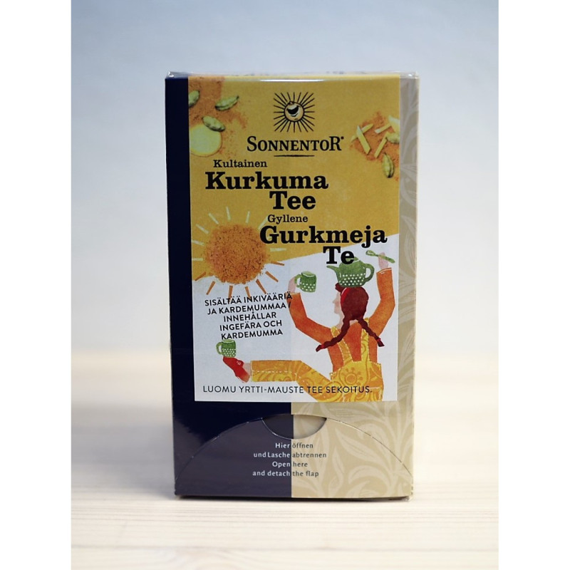Sonnentor kultainen kurkuma tee luomu 18pss