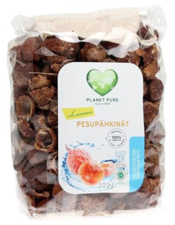 Planet pure luomu pesupähkinät + pesupussi 350g