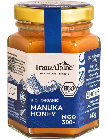 TranzAlpine Luomu Manuka Hunaja MGO 300+, 140g