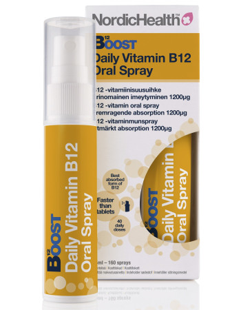 Nordic Health Boost B12 -vitamiinisuihke 